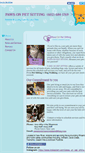 Mobile Screenshot of pawsonpetsitting.com